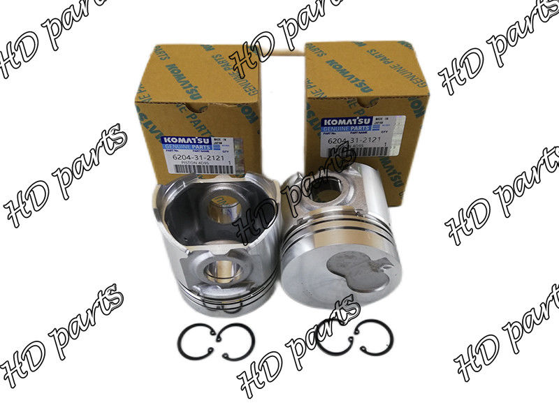 4D95S-W-1 Diesel Engine Piston  6202-32-2140 6201-32-2121 104mm high For KOMATSU