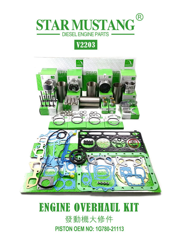High Quality Overhaul Repair Parts Set V2203 V2403 1G780-21113 1G796-21112 1J884-21110 For Kubota Mini Excavator Engine