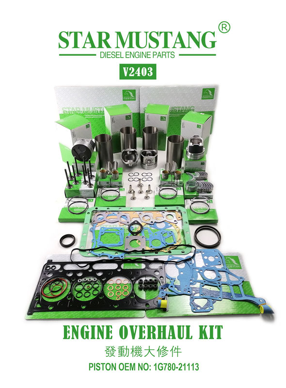 High Quality Overhaul Repair Parts Set V2203 V2403 1G780-21113 1G796-21112 1J884-21110 For Kubota Mini Excavator Engine