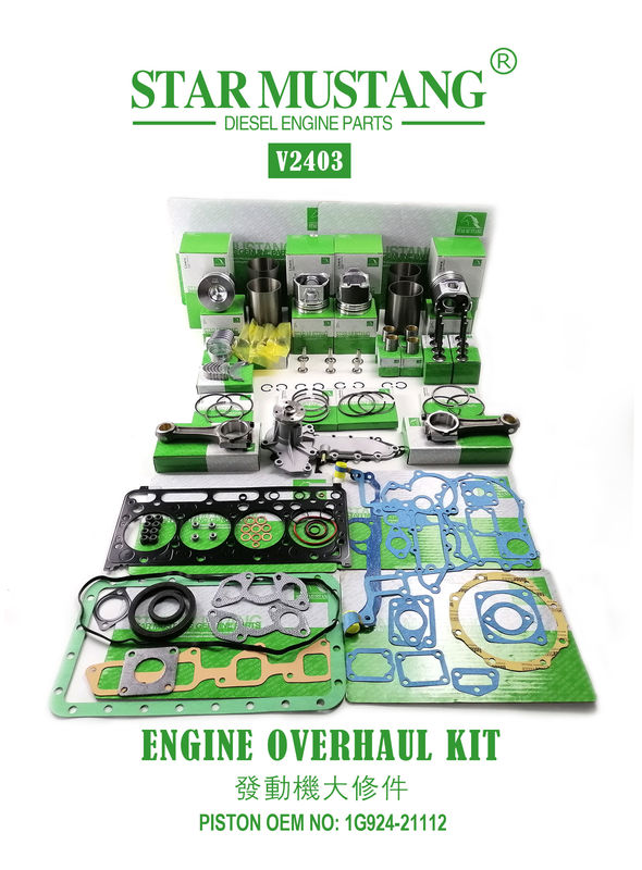 High Quality Overhaul Repair Parts Set V2203 V2403 1G780-21113 1G796-21112 1J884-21110 For Kubota Mini Excavator Engine