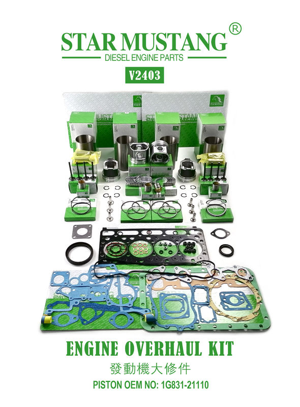 High Quality Overhaul Repair Parts Set V2203 V2403 1G780-21113 1G796-21112 1J884-21110 For Kubota Mini Excavator Engine