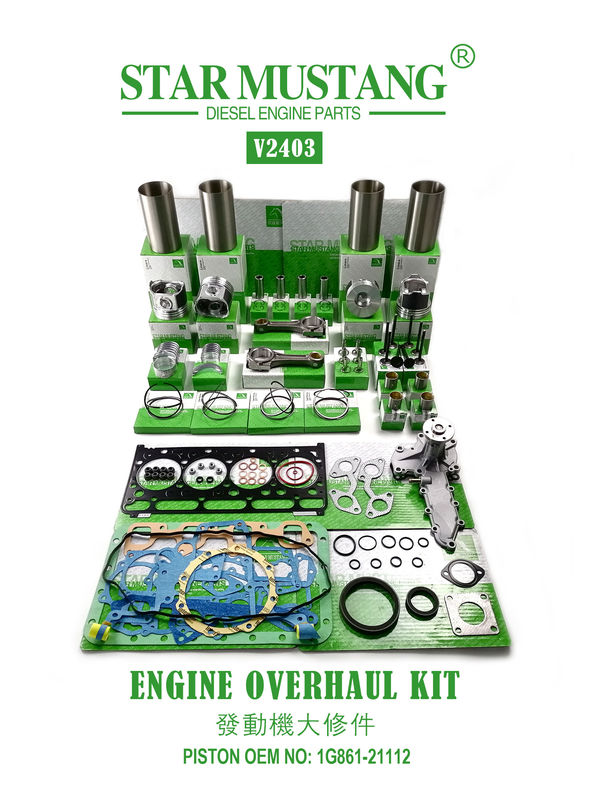 High Quality Overhaul Repair Parts Set V2203 V2403 1G780-21113 1G796-21112 1J884-21110 For Kubota Mini Excavator Engine