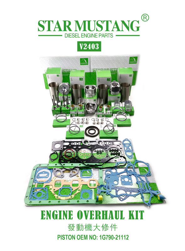 High Quality Overhaul Repair Parts Set V2203 V2403 1G780-21113 1G796-21112 1J884-21110 For Kubota Mini Excavator Engine