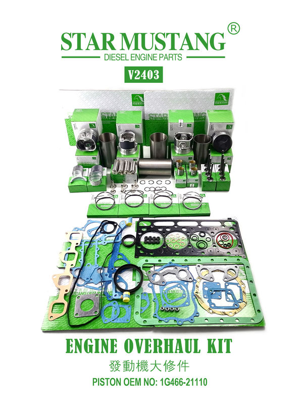 High Quality Overhaul Repair Parts Set V2203 V2403 1G780-21113 1G796-21112 1J884-21110 For Kubota Mini Excavator Engine