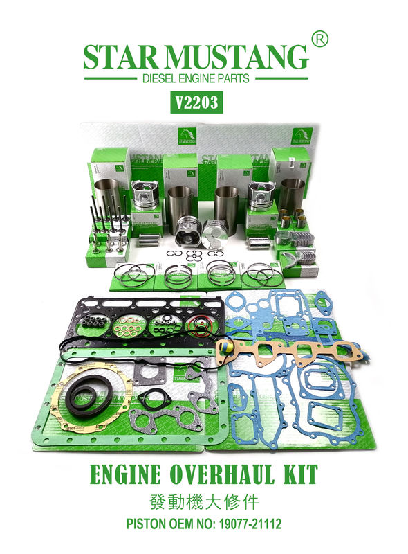 High Quality Overhaul Repair Parts Set V2203 V2403 1G780-21113 1G796-21112 1J884-21110 For Kubota Mini Excavator Engine