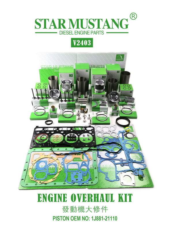High Quality Overhaul Repair Parts Set V2203 V2403 1G780-21113 1G796-21112 1J884-21110 For Kubota Mini Excavator Engine