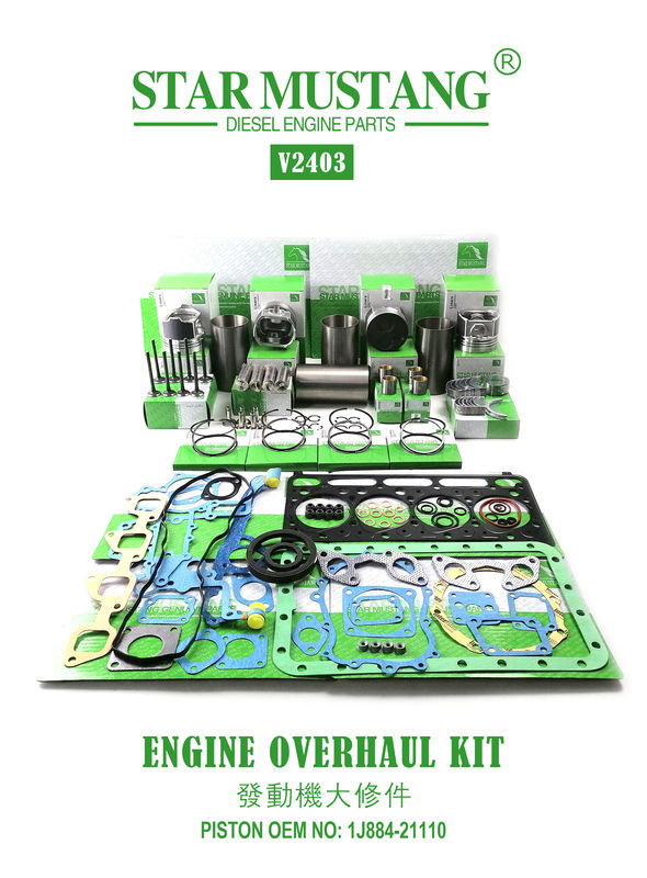 High Quality Overhaul Repair Parts Set V2203 V2403 1G780-21113 1G796-21112 1J884-21110 For Kubota Mini Excavator Engine
