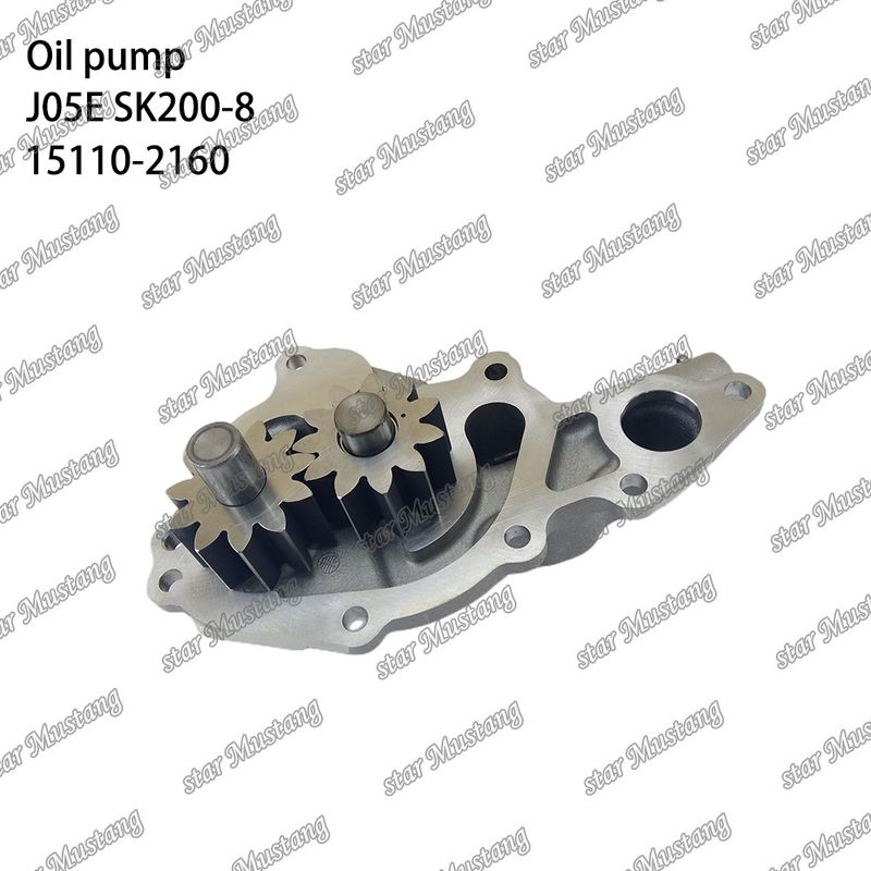 J05e Sk200-8 Sk210lc-8 Sk250-8 Sk260lc-8  Diesel Engine Oil Pump 15110-2160 15110-2160a For Hino