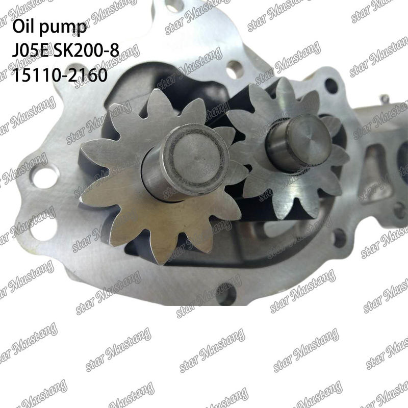 J05e Sk200-8 Sk210lc-8 Sk250-8 Sk260lc-8  Diesel Engine Oil Pump 15110-2160 15110-2160a For Hino