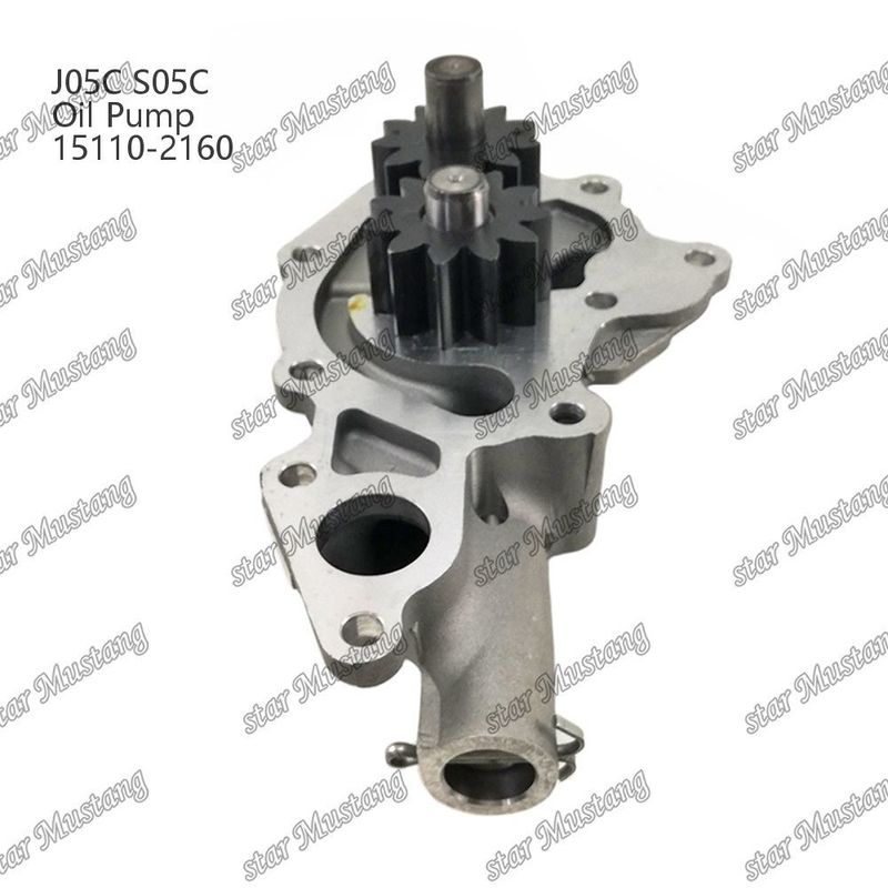 J05C S05C SK200-8 SK210-8 SK250-8 SK260-8 SK260-8E Oil Pump 15110-2160 For Hino Engine Repair Parts