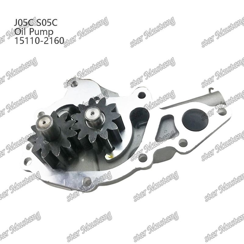 J05C S05C SK200-8 SK210-8 SK250-8 SK260-8 SK260-8E Oil Pump 15110-2160 For Hino Engine Repair Parts