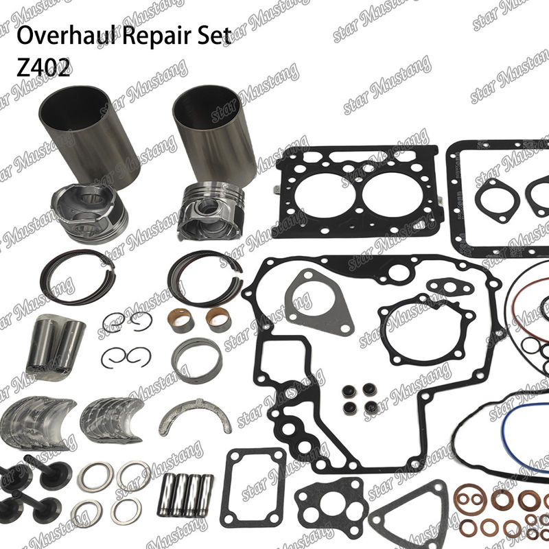 Z402 Overhaul Rebuild Kit Cylinder Liner Piston With Pin Kit Valve Seat Valve Guide Gasket Kit For Kubota Engine
