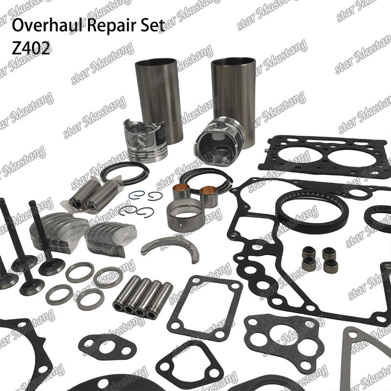 Z402 Overhaul Rebuild Kit Cylinder Liner Piston With Pin Kit Valve Seat Valve Guide Gasket Kit For Kubota Engine