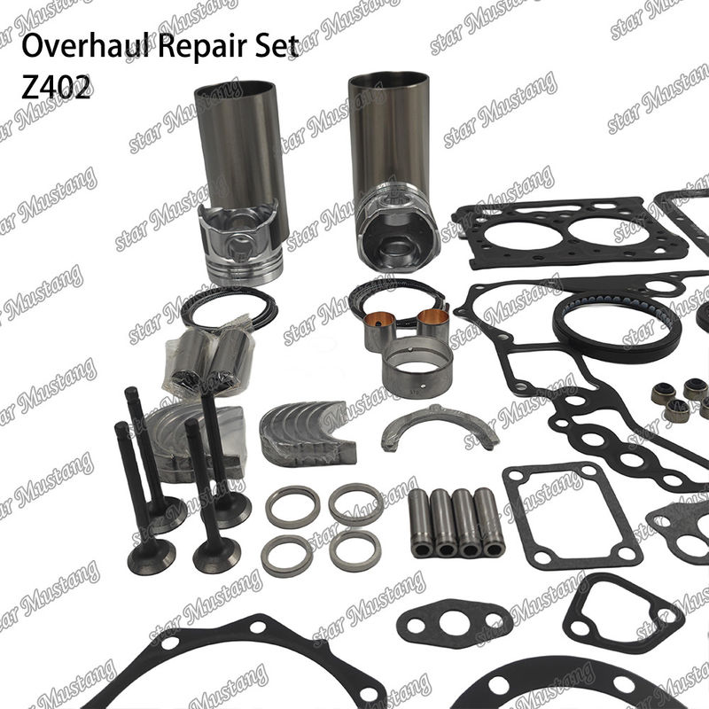Z402 Overhaul Rebuild Kit Cylinder Liner Piston With Pin Kit Valve Seat Valve Guide Gasket Kit For Kubota Engine