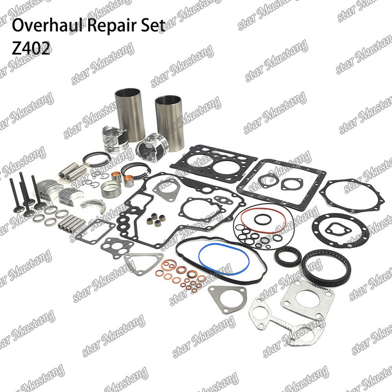 Z402 Overhaul Rebuild Kit Cylinder Liner Piston With Pin Kit Valve Seat Valve Guide Gasket Kit For Kubota Engine