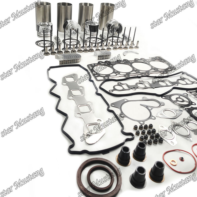 YD25 Overhaul Rebuild Kit Cylinder Liner Piston With Pin Kit Valve Seat Valve Guide Gasket Kit For Kubota Engine