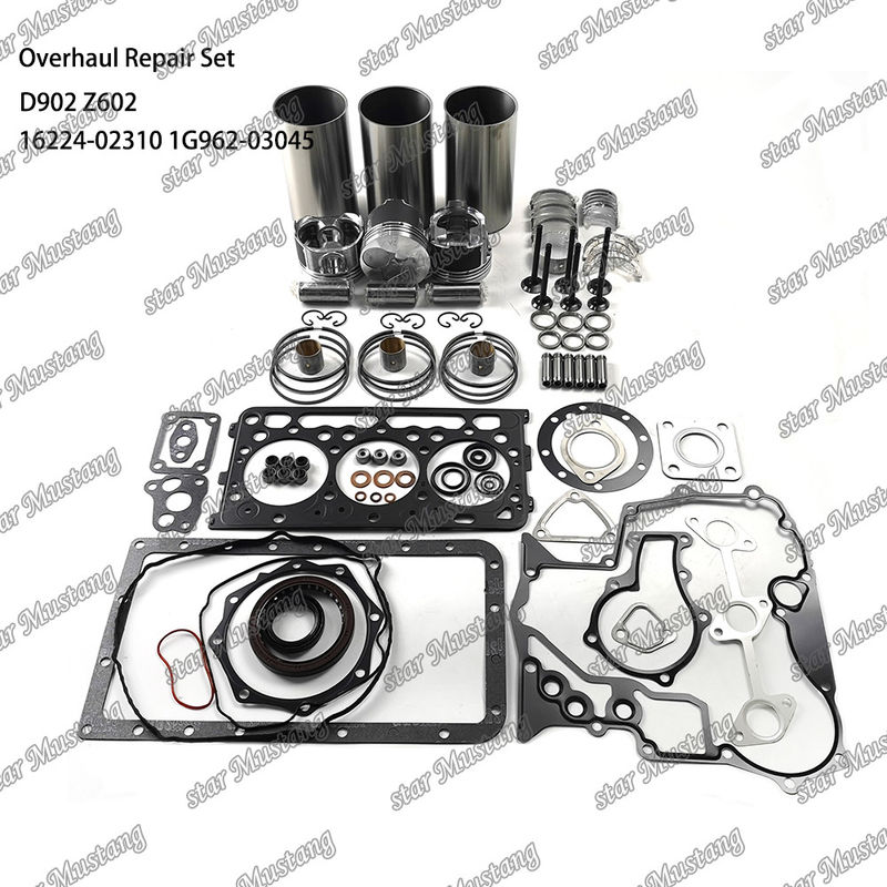 Z602 D902 Overhaul Repair Kit Cylinder Liner Piston Kit Gasket Kit 16224-02310 1J094-21770 1G962-03045 For Doosan