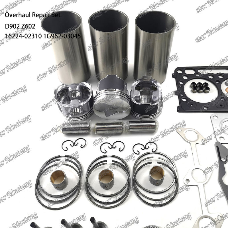Z602 D902 Overhaul Repair Kit Cylinder Liner Piston Kit Gasket Kit 16224-02310 1J094-21770 1G962-03045 For Doosan