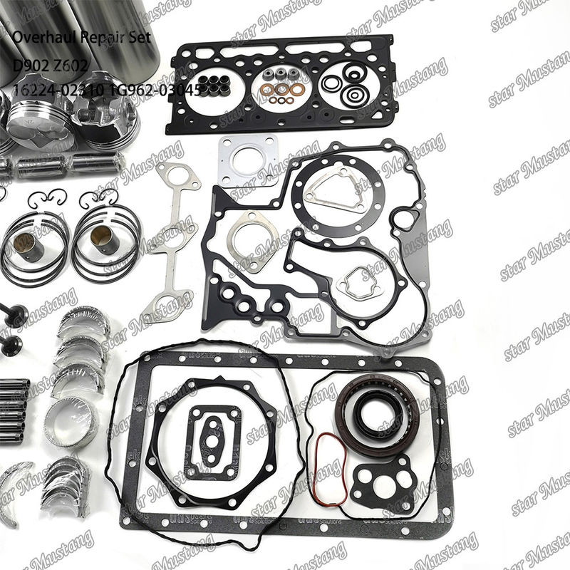 Z602 D902 Overhaul Repair Kit Cylinder Liner Piston Kit Gasket Kit 16224-02310 1J094-21770 1G962-03045 For Doosan