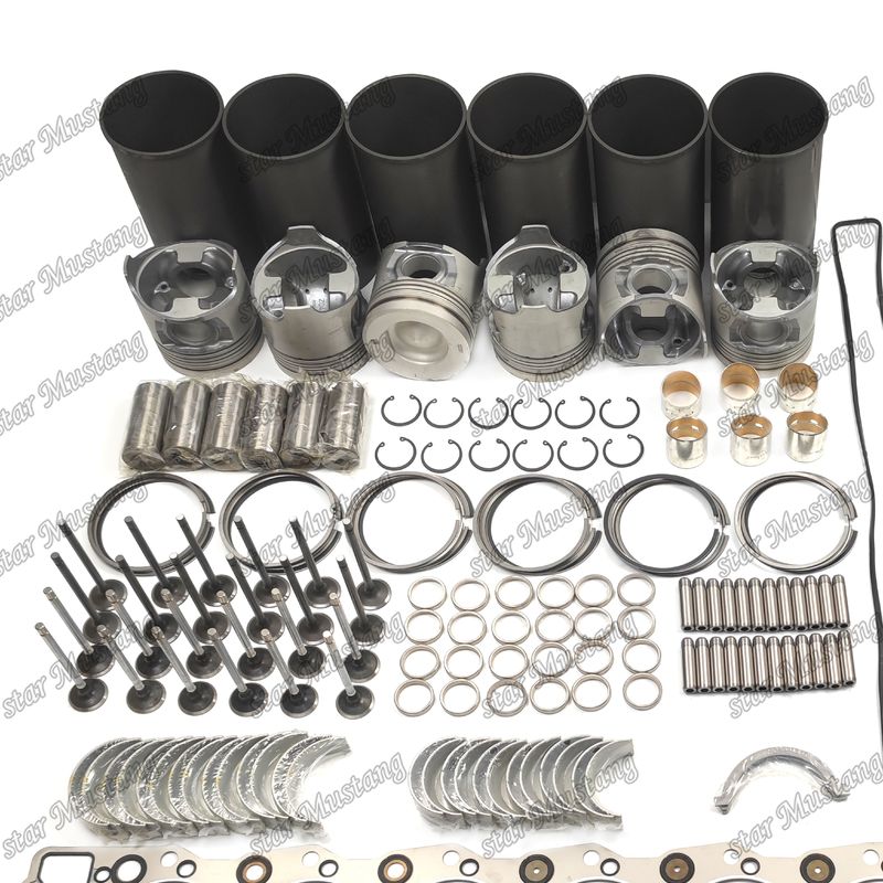 6HK1 EFI Overhaul Repair Kit Cylinder Liner Piston Kit Gasket Kit Valve Seat Guide Main And Con Rod Bearing For Isuzu