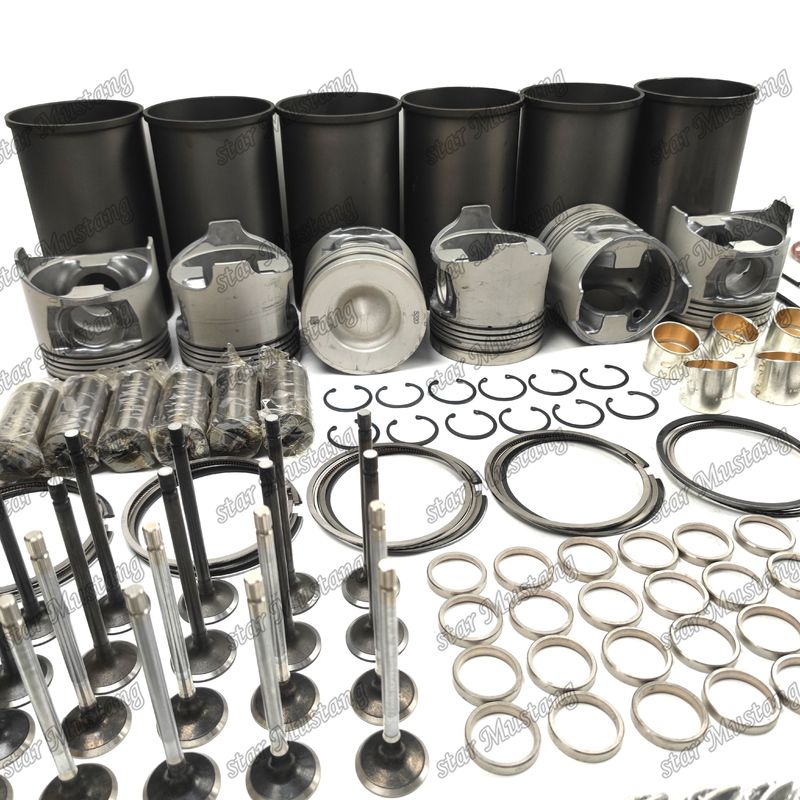 6HK1 EFI Overhaul Repair Kit Cylinder Liner Piston Kit Gasket Kit Valve Seat Guide Main And Con Rod Bearing For Isuzu
