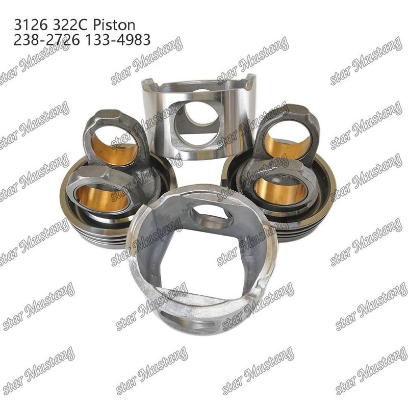Piston 3126 322C Combustion Chamber 74mm 238-2726 133-4983 Suitable For Caterpillar Diesel Engine Parts