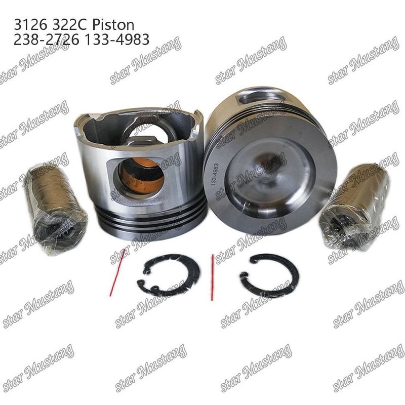 Piston 3126 322C Combustion Chamber 74mm 238-2726 133-4983 Suitable For Caterpillar Diesel Engine Parts