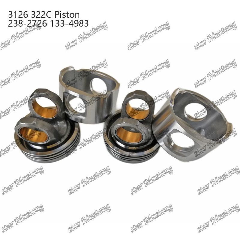 Piston 3126 322C Combustion Chamber 74mm 238-2726 133-4983 Suitable For Caterpillar Diesel Engine Parts