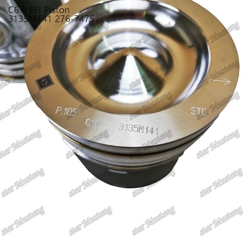 Piston C6.6 EFI 3135M141 276-7475 For Perkins Caterpillar Excavators And Engineering Equipment