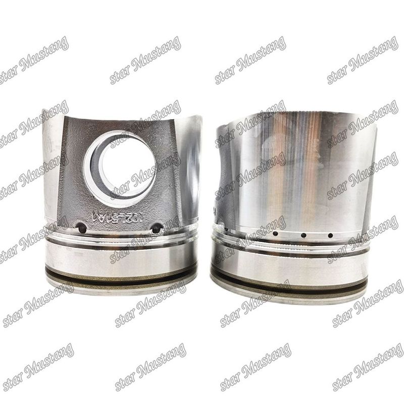 Piston 4BT 4D102 6BT 6BT5.9 6D102 50mm Combustion Chamber 6738-31-2110 6738-31-2111 3957795 3807795 For Cummins Komatsu