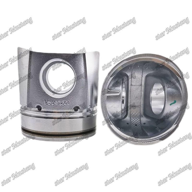 Piston 4BT 4D102 6BT 6BT5.9 6D102 50mm Combustion Chamber 6738-31-2110 6738-31-2111 3957795 3807795 For Cummins Komatsu