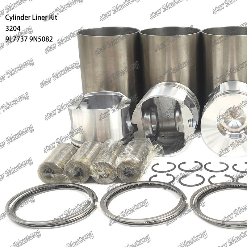 For Caterpillar Engine 3204 Cylinder Liner Kit 9L7737 1W1661 9N5082 Mechanical Diesel Engine Repair Parts