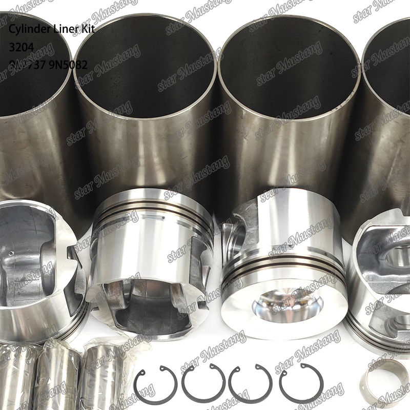 For Caterpillar Engine 3204 Cylinder Liner Kit 9L7737 1W1661 9N5082 Mechanical Diesel Engine Repair Parts