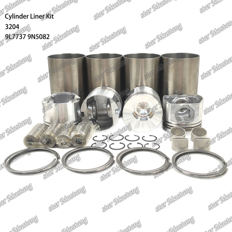For Caterpillar Engine 3204 Cylinder Liner Kit 9L7737 1W1661 9N5082 Mechanical Diesel Engine Repair Parts