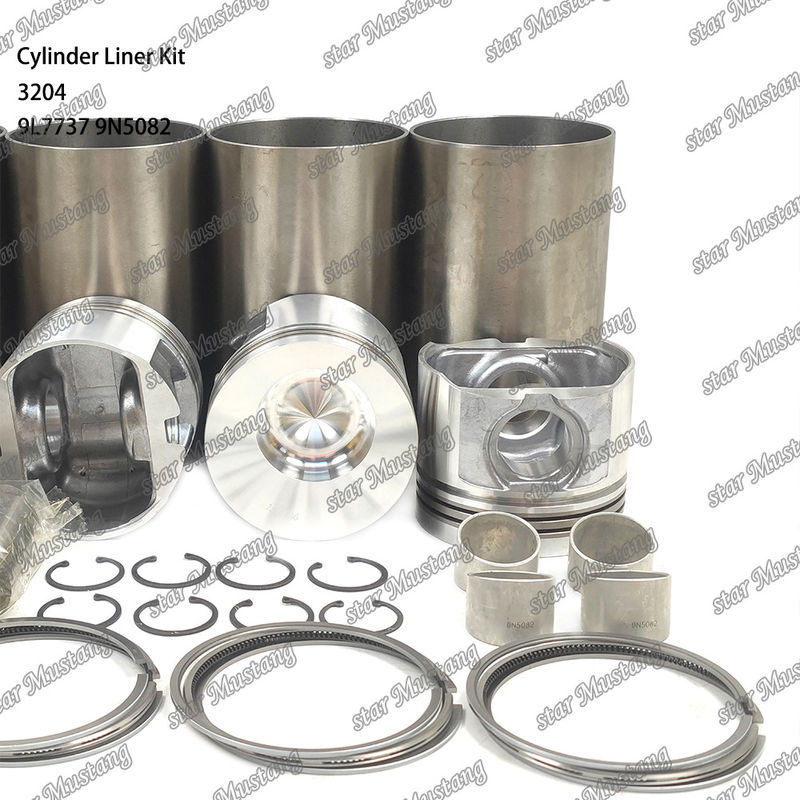 For Caterpillar Engine 3204 Cylinder Liner Kit 9L7737 1W1661 9N5082 Mechanical Diesel Engine Repair Parts