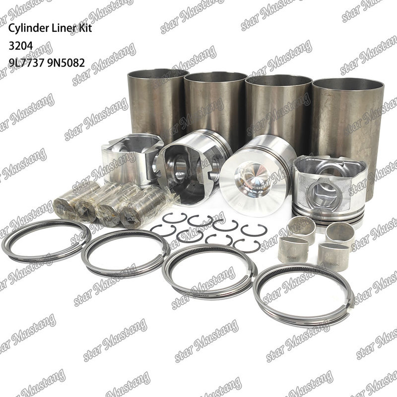 For Caterpillar Engine 3204 Cylinder Liner Kit 9L7737 1W1661 9N5082 Mechanical Diesel Engine Repair Parts