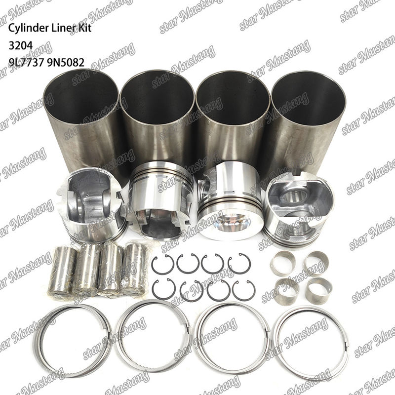 For Caterpillar Engine 3204 Cylinder Liner Kit 9L7737 1W1661 9N5082 Mechanical Diesel Engine Repair Parts