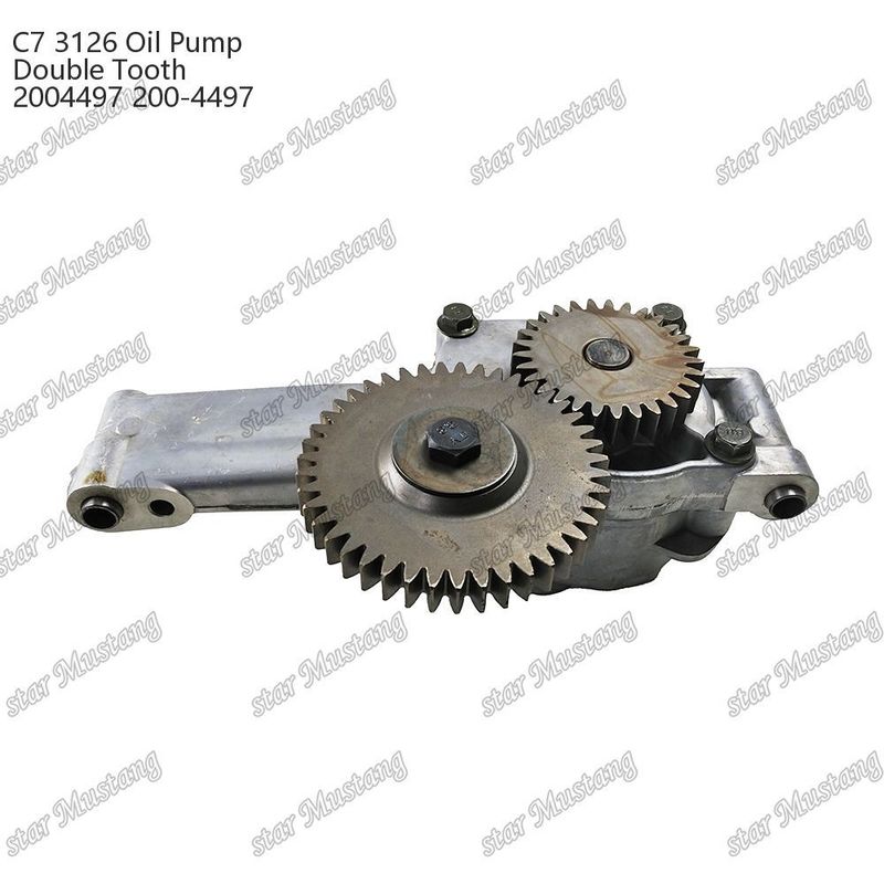 Oil Pump C7 3126 Double Gear 2004497 200-4497 For CATERPILLAR Diesel Engine Repair Parts