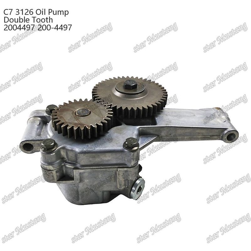 Oil Pump C7 3126 Double Gear 2004497 200-4497 For CATERPILLAR Diesel Engine Repair Parts
