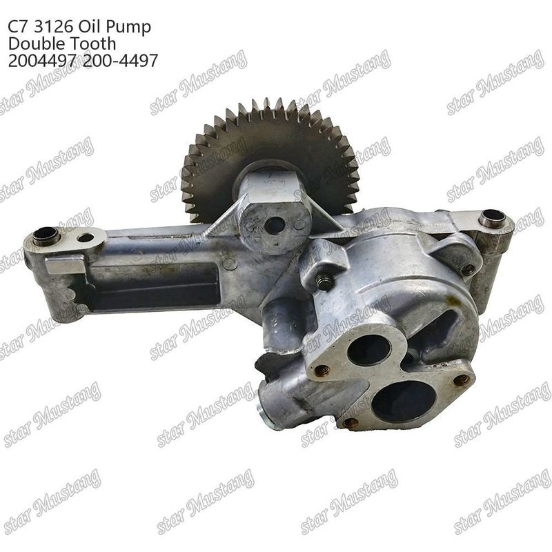 Oil Pump C7 3126 Double Gear 2004497 200-4497 For CATERPILLAR Diesel Engine Repair Parts