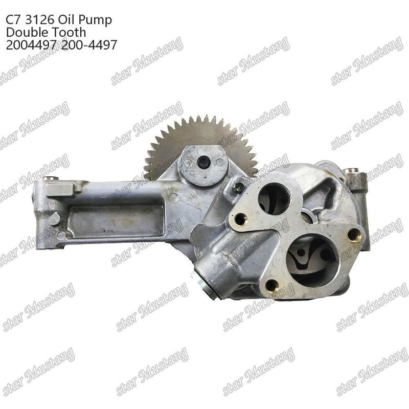 Oil Pump C7 3126 Double Gear 2004497 200-4497 For CATERPILLAR Diesel Engine Repair Parts