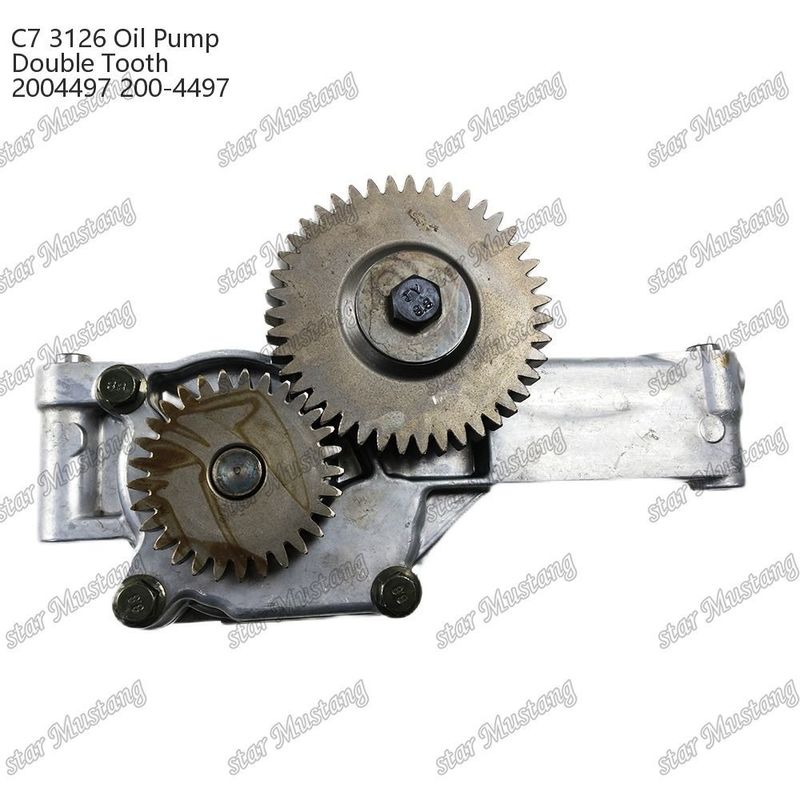 Oil Pump C7 3126 Double Gear 2004497 200-4497 For CATERPILLAR Diesel Engine Repair Parts