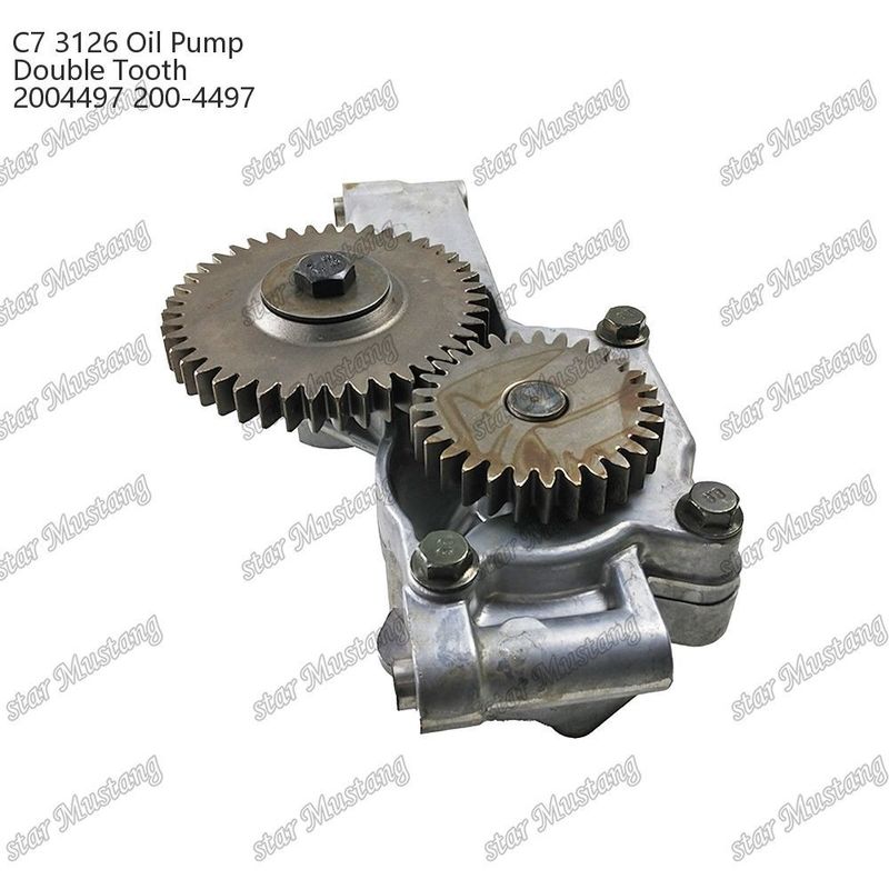 Oil Pump C7 3126 Double Gear 2004497 200-4497 For CATERPILLAR Diesel Engine Repair Parts