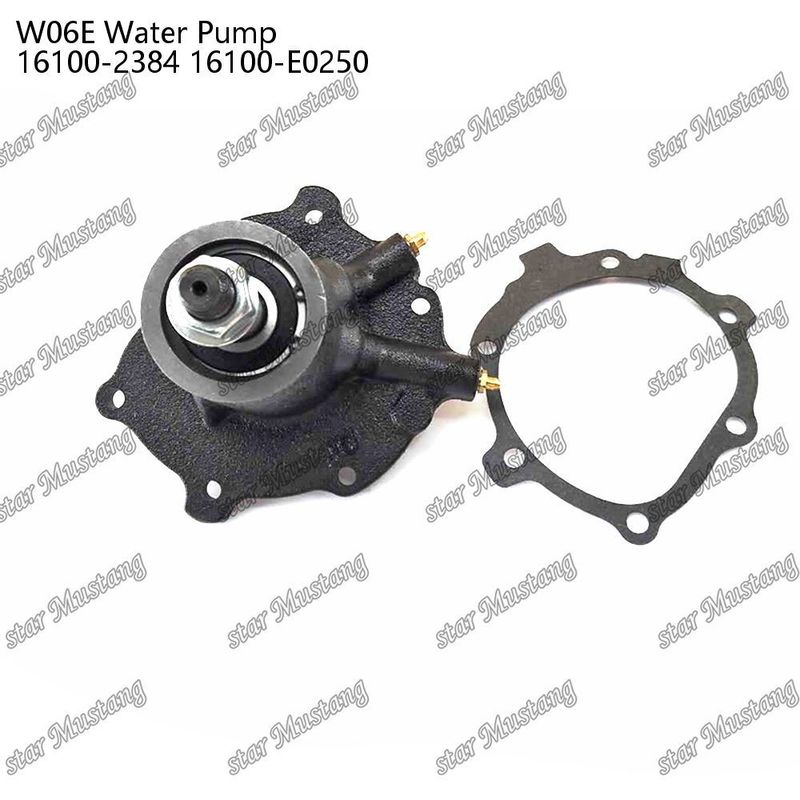 W06E Engine Water Pump 16100-2384 16100-E0250 For HINO Engine Spare Parts