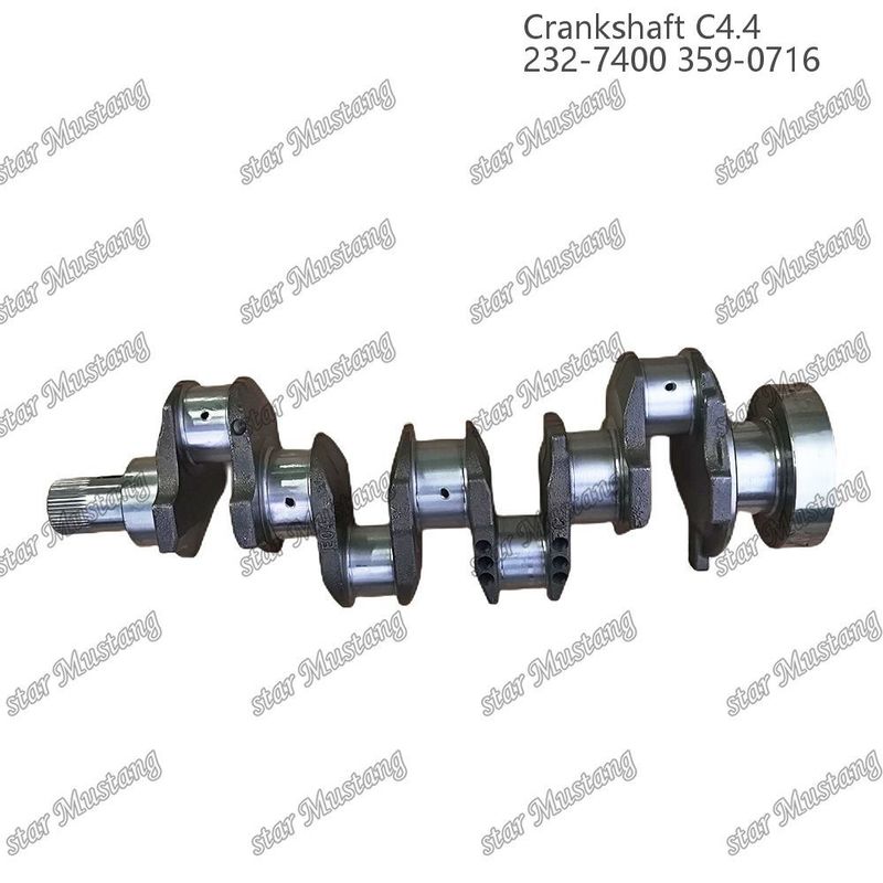 Crankshaft C4.4 Forged Steel EFI 63mm With Spline 232-7400 359-071 For Caterpillar Diesel Engine Repair Parts