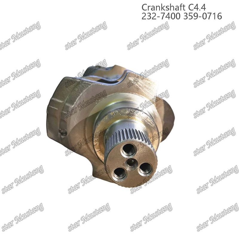 Crankshaft C4.4 Forged Steel EFI 63mm With Spline 232-7400 359-071 For Caterpillar Diesel Engine Repair Parts