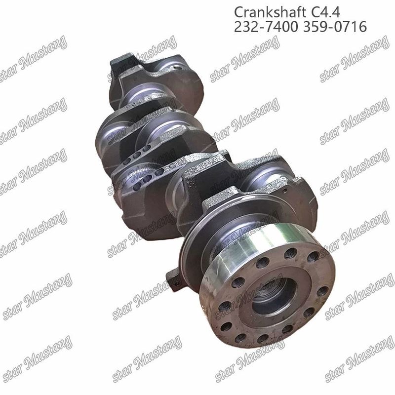 Crankshaft C4.4 Forged Steel EFI 63mm With Spline 232-7400 359-071 For Caterpillar Diesel Engine Repair Parts
