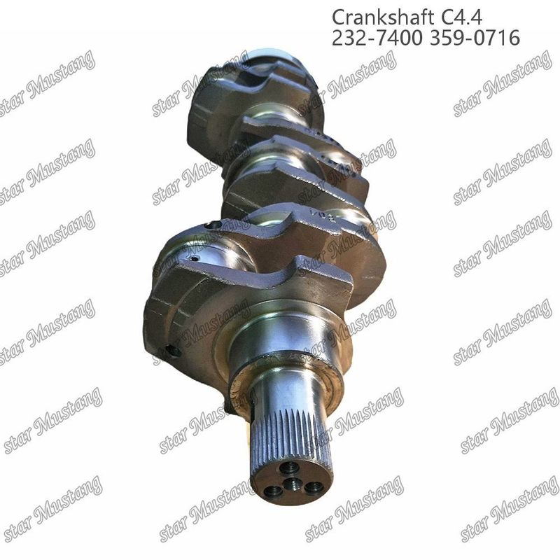 Crankshaft C4.4 Forged Steel EFI 63mm With Spline 232-7400 359-071 For Caterpillar Diesel Engine Repair Parts