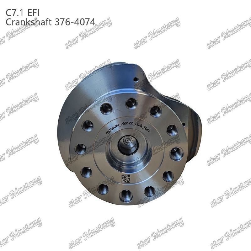 Crankshaft C7.1 Forged Steel 376-4074 Electric Injection For Caterpillar Diesel Engine Repair Parts