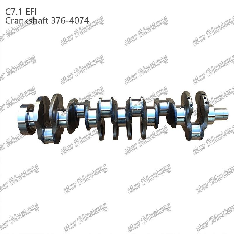 Crankshaft C7.1 Forged Steel 376-4074 Electric Injection For Caterpillar Diesel Engine Repair Parts